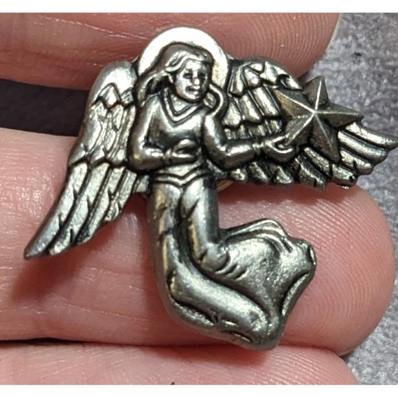 Jewelry Retro Guardian Angel Lapel Pin Poshmark